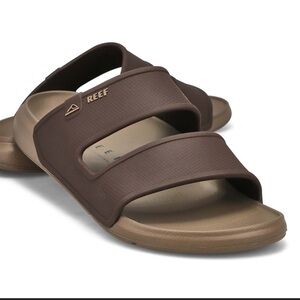 Reef Men's Dark Brown Slide Sandals